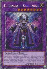 El Shaddoll Construct (Regular Art) - RA04-EN229 - Platinum Secret Rare - 1st Edition